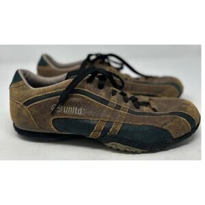 Marc Ecko Unltd. Men's Donovan Suede Brown Black Shoes Size 9 1/2